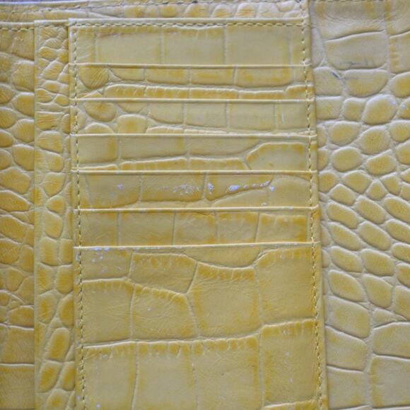 MICHAEL Michael Kors Yellow Tri-Fold Leather Wallet - Picture 5 of 6